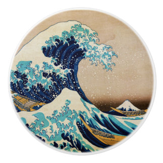 Die große Welle durch Hokusai Vintagen Japaner Keramikknauf