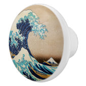 Die große Welle durch Hokusai Vintagen Japaner Keramikknauf (Rechts)