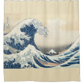 Die große Welle Duschvorhang (Vorderseite)