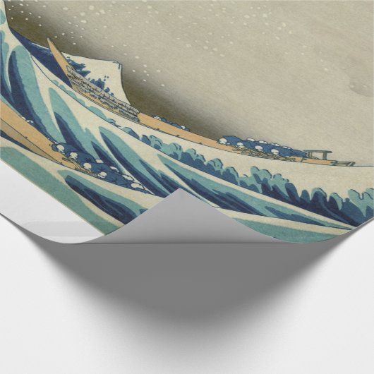 Die große Welle Geschenkpapier (Ecke)