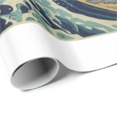 Die große Welle Geschenkpapier (Rolleneckpunkt)
