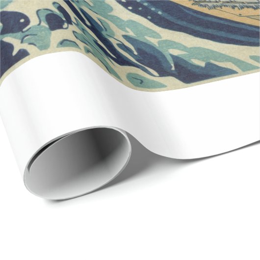Die große Welle Geschenkpapier (Rolleneckpunkt)