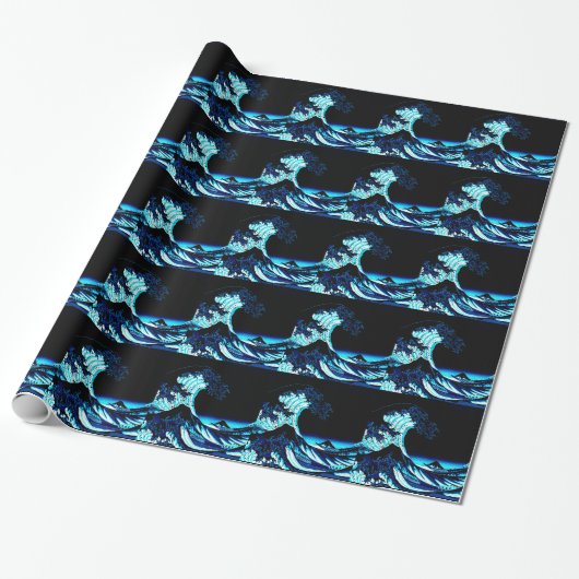 Die große Welle Geschenkpapier (Ungerollt)