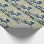 Die große Welle Geschenkpapier (Ecke)