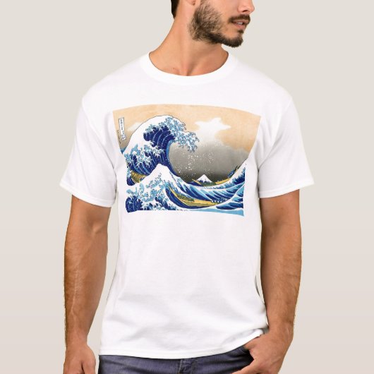 Die große Welle - Hokusai T-Shirt (Vorderseite)