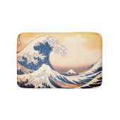 Die große Welle - japanische Kunst Badematte (Vorderseite)