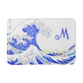 Die große Welle - japanische Kunst Badematte (Vorderseite)