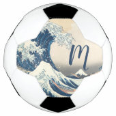 Die große Welle - Japanische Kunst Fußball (Vorderseite)
