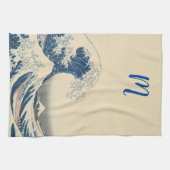 Die große Welle - japanische Kunst Geschirrtuch (Horizontal)