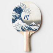 Die große Welle - japanische Kunst Tischtennis Schläger (Vorderseite)