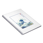 Die große Welle Kanagawa Alt Japanisch Notizblock (Rechte Seite)