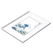 Die große Welle Kanagawa Alt Japanisch Notizblock (Linke Seite)