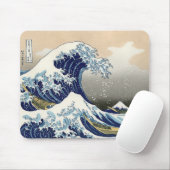 Die große Welle Kanagawa - Katsushika Hokusai Mousepad (Mit Mouse)