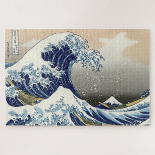Die große Welle Kanagawa - Katsushika Hokusai Puzzle