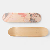 Die große Welle Kanagawas bei Sonnenaufgang Skateboard (Horizontal)