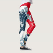 Die große Welle Leggings (Rechts)