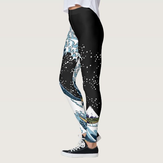 Die große Welle Leggings (Links)