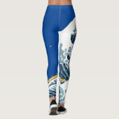 Die große Welle Leggings (Rückseite)