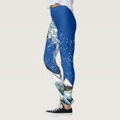 Die große Welle Leggings (Links)