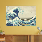 Die große Welle Leinwanddruck (Insitu (Wohnzimmer))