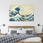 Die große Welle Leinwanddruck (Insitu (Schlafzimmer))