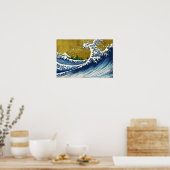 Die große Welle   Poster (Küche)