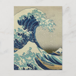 Die große Welle Postkarte