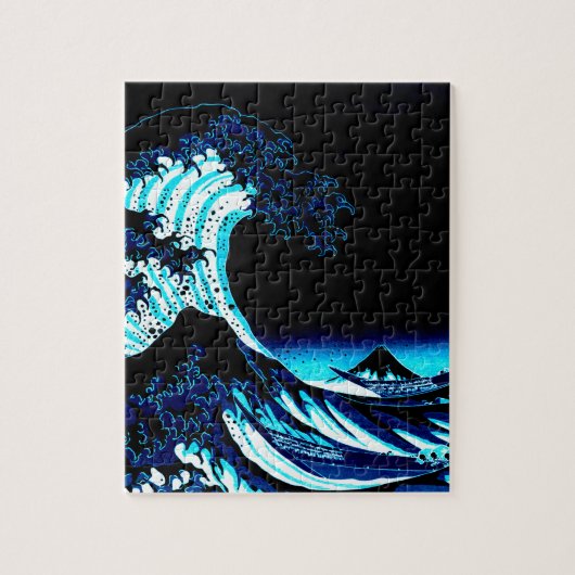 Die große Welle Puzzle (Vertikal)