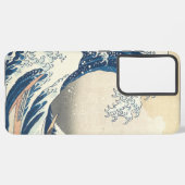 Die große Welle Samsung Galaxy Hülle (Rückseite (Horizontal))
