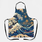 Die große Welle Schürze (Vorderseite)