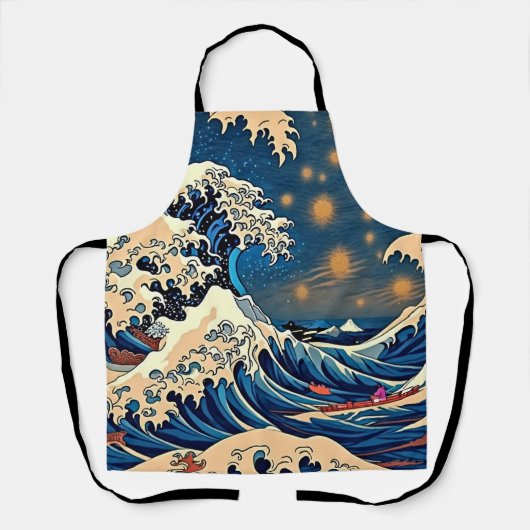 Die große Welle Schürze (Vorderseite)