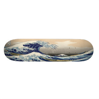 Die große Welle Skateboard