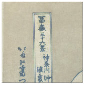 Die große Welle Stoff (Muster)