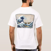 Die große Welle T-Shirt (Rückseite)