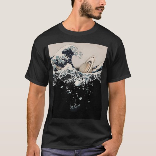 Die große Welle T-Shirt (Vorderseite)