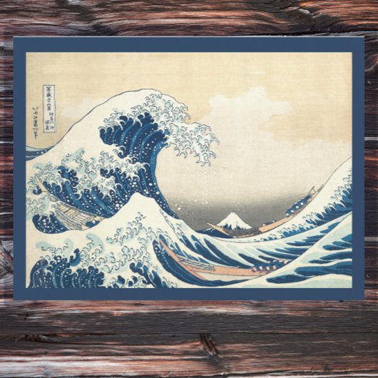 Die große Welle - Vintage japanische Kunst Postkarte