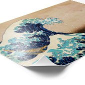 Die Große Welle von Hokusai japanischen Foto Print (Ecke)