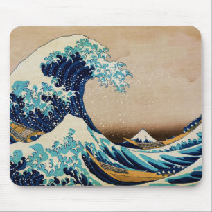 Die große Welle von Hokusai Vintage Japanisch Mousepad