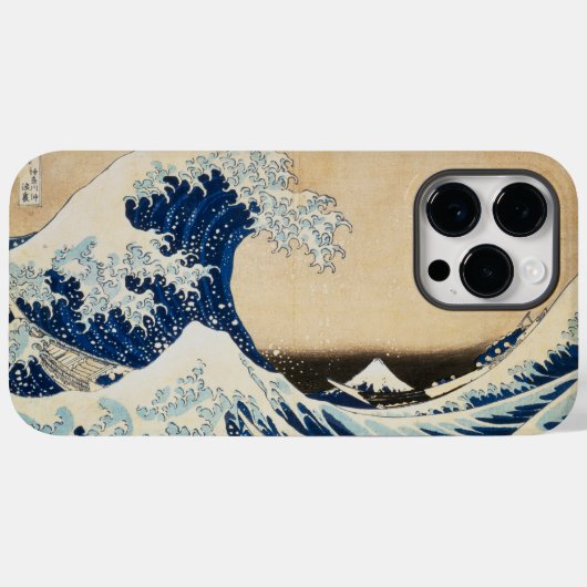 Die große Welle von Hokusai vor Kanagawa Case-Mate iPhone Hülle (Rückseite (Horizontal))