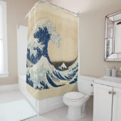 Die große Welle von Hokusai vor Kanagawa Duschvorhang (Beispiel)