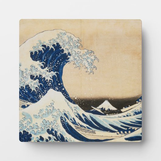Die große Welle von Hokusai vor Kanagawa Fotoplatte (Vorderseite)