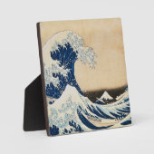 Die große Welle von Hokusai vor Kanagawa Fotoplatte (Vorderseite)