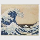Die große Welle von Hokusai vor Kanagawa Geschenkpapier (Flach)