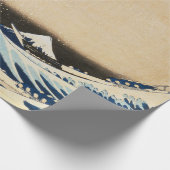 Die große Welle von Hokusai vor Kanagawa Geschenkpapier (Ecke)