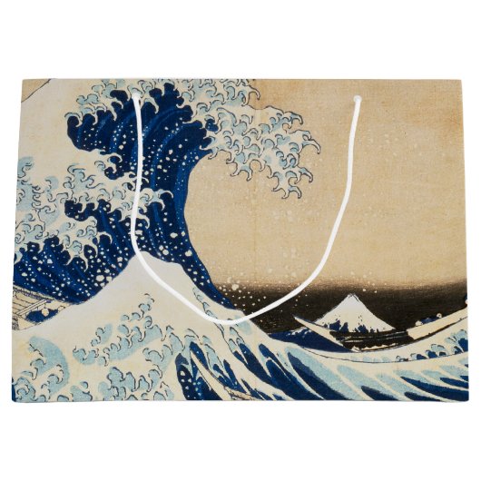 Die große Welle von Hokusai vor Kanagawa Große Geschenktüte (Vorderseite)