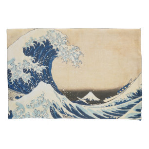 Die große Welle von Hokusai vor Kanagawa Kissenbezug