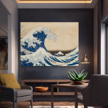 Die große Welle von Hokusai vor Kanagawa Leinwanddruck<br><div class="desc">Dieses Design zeigt "The Great Wave off Kanagawa" von dem japanischen Künstler Hokusai.</div>