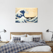 Die große Welle von Hokusai vor Kanagawa Leinwanddruck (Insitu (Schlafzimmer))