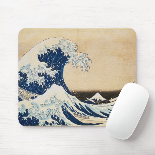 Die große Welle von Hokusai vor Kanagawa Mousepad (Mit Mouse)