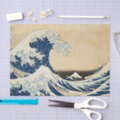 Die große Welle von Hokusai vor Kanagawa Seidenpapier (Handwerk)
